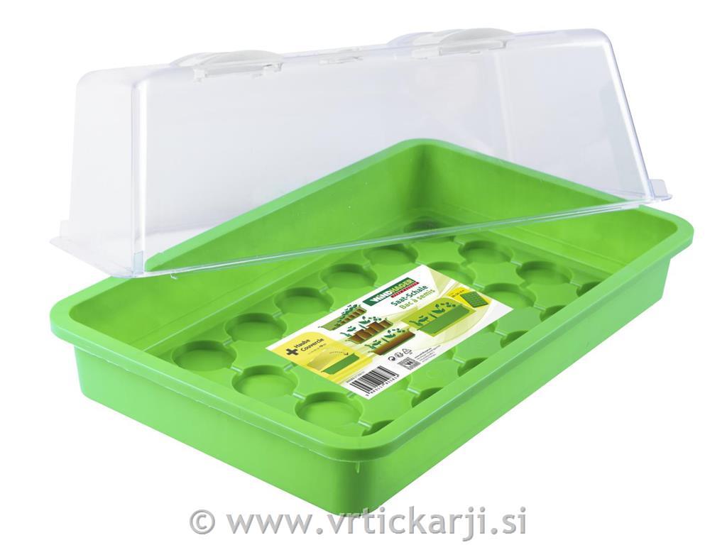 Windhager Rastlinjak sobni s pokrovom 38x24x6 cm
