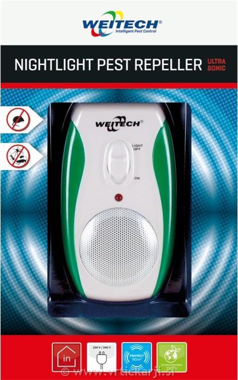 Weitech Odganjalec miši 90 m2 LED nightlight