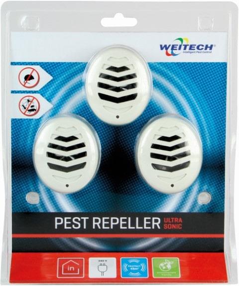 Weitech Odganjalec miši 45m2, 3 kosi, 220 V