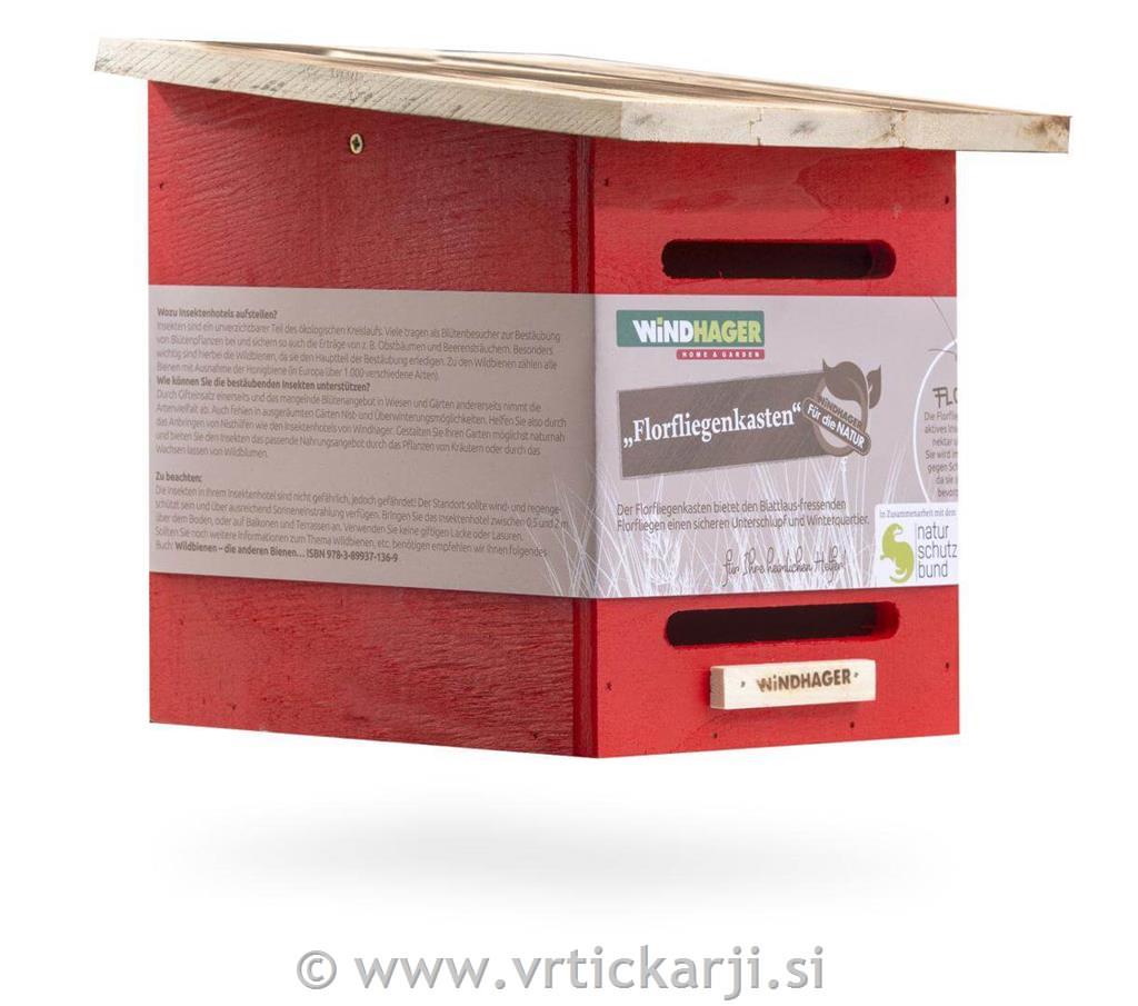 Image of Gnezdilnica za mrežekrilce, 20x19x19 cm les